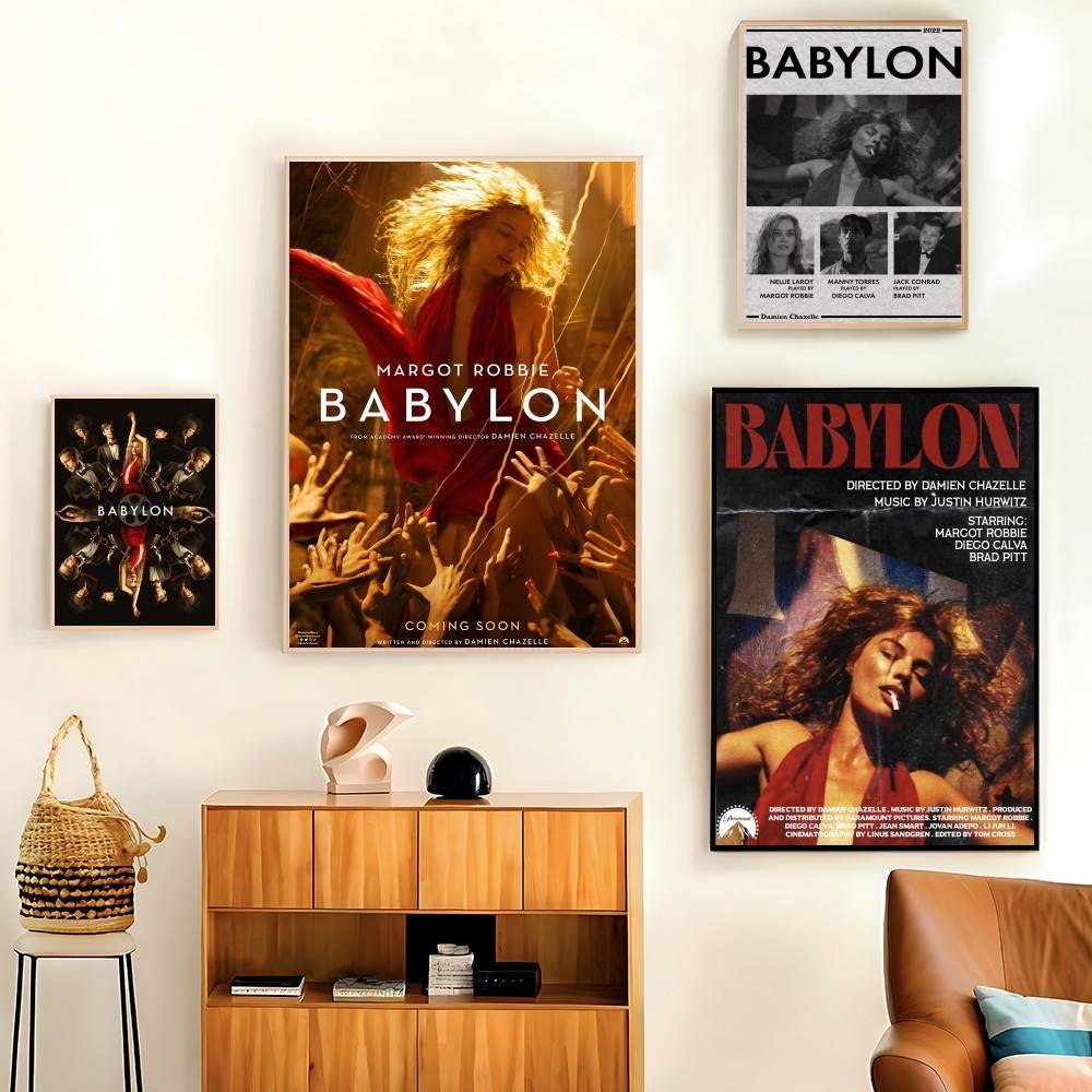 Custom Map Poster - M-Margot R-Robbie Babylon Poster Print Canvas