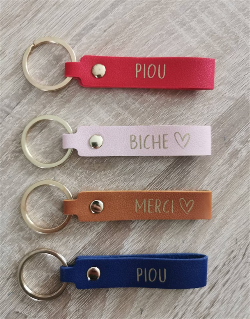Monogram Keychain Leather - Personalized Leather Key Holder Custom Name