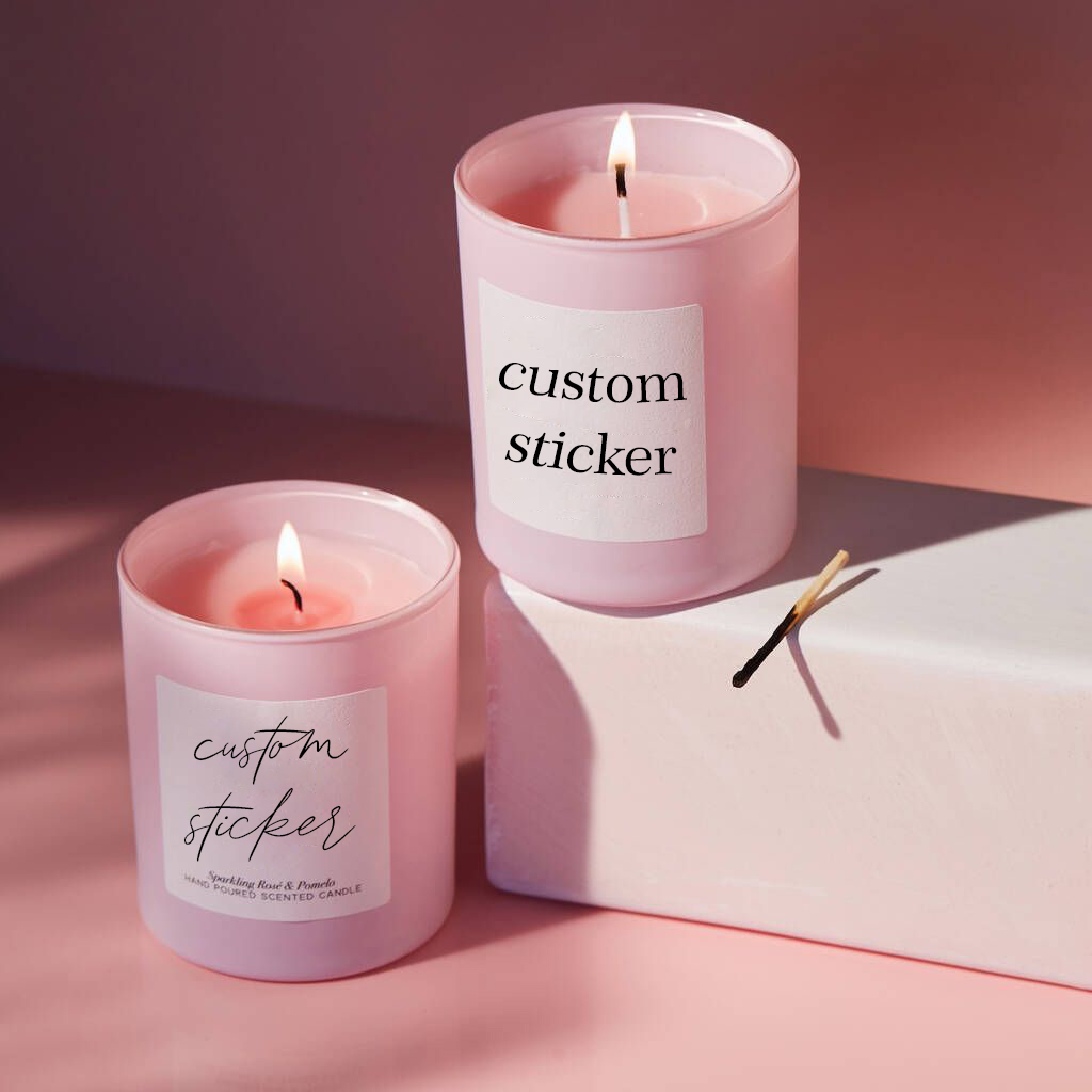 Personalised Candle Label - Candle Jar Packaging Stickers Custom Logo