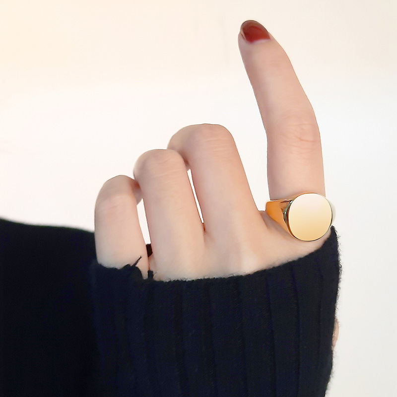 Personalised Initial Engrave C - Initial Ring Custom 评论和价格