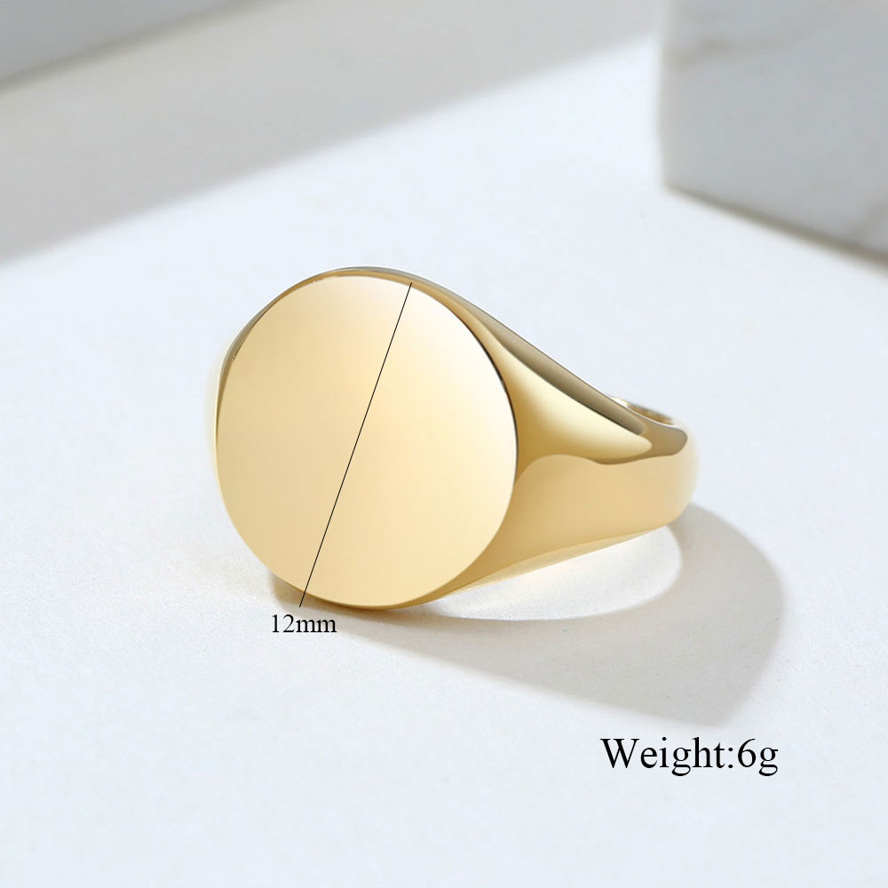 Personalised Initial Engrave C - Initial Ring Custom 评论和价格