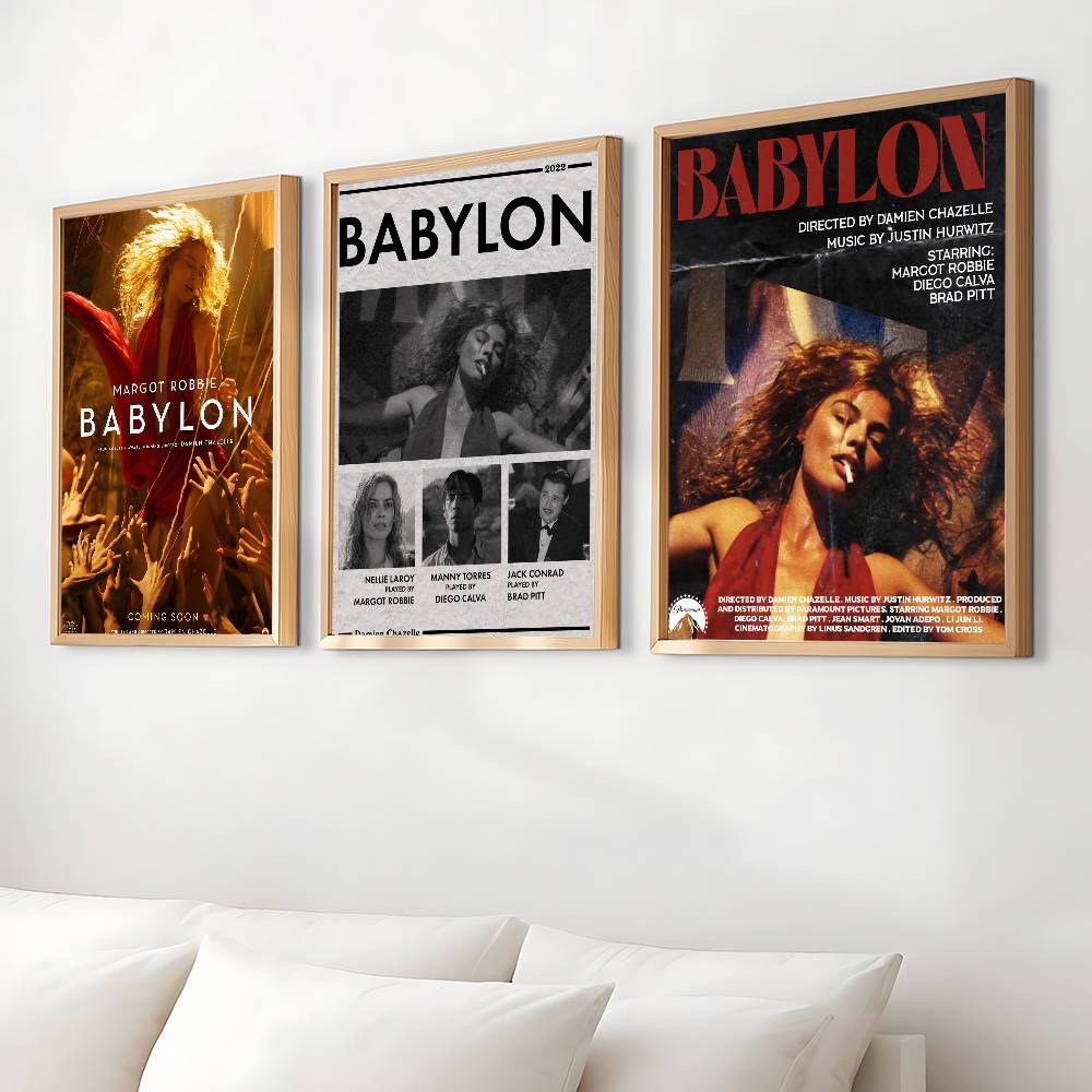 M-Margot R-Robbie Babylon Post - Custom Map Poster 评论和价格