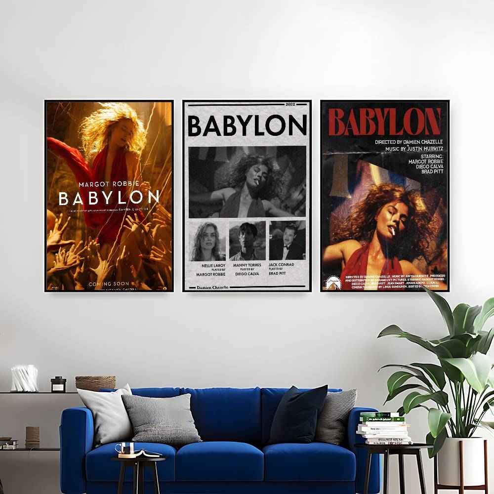 M-Margot R-Robbie Babylon Post - Custom Map Poster 评论和价格