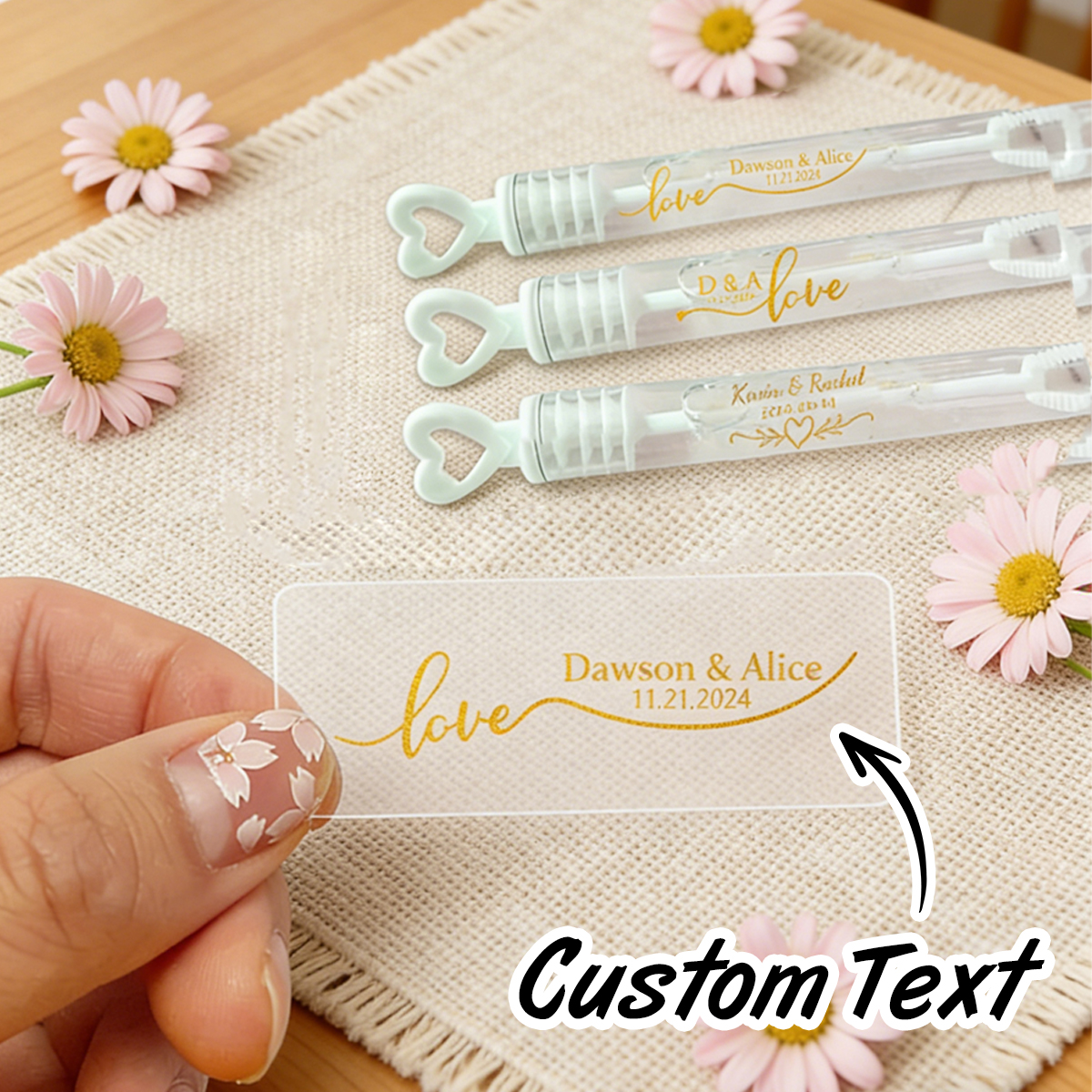Custom Gold Foil Stickers, Per - Personalised Candle Label 评论和价格