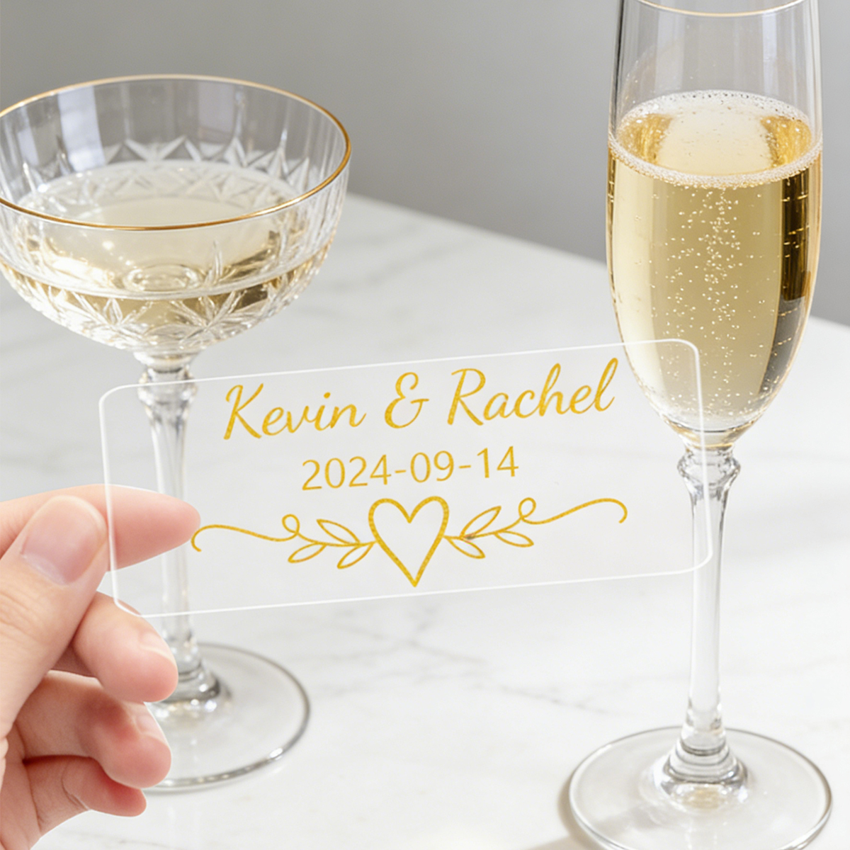 Custom Gold Foil Stickers, Per - Personalised Candle Label 评论和价格