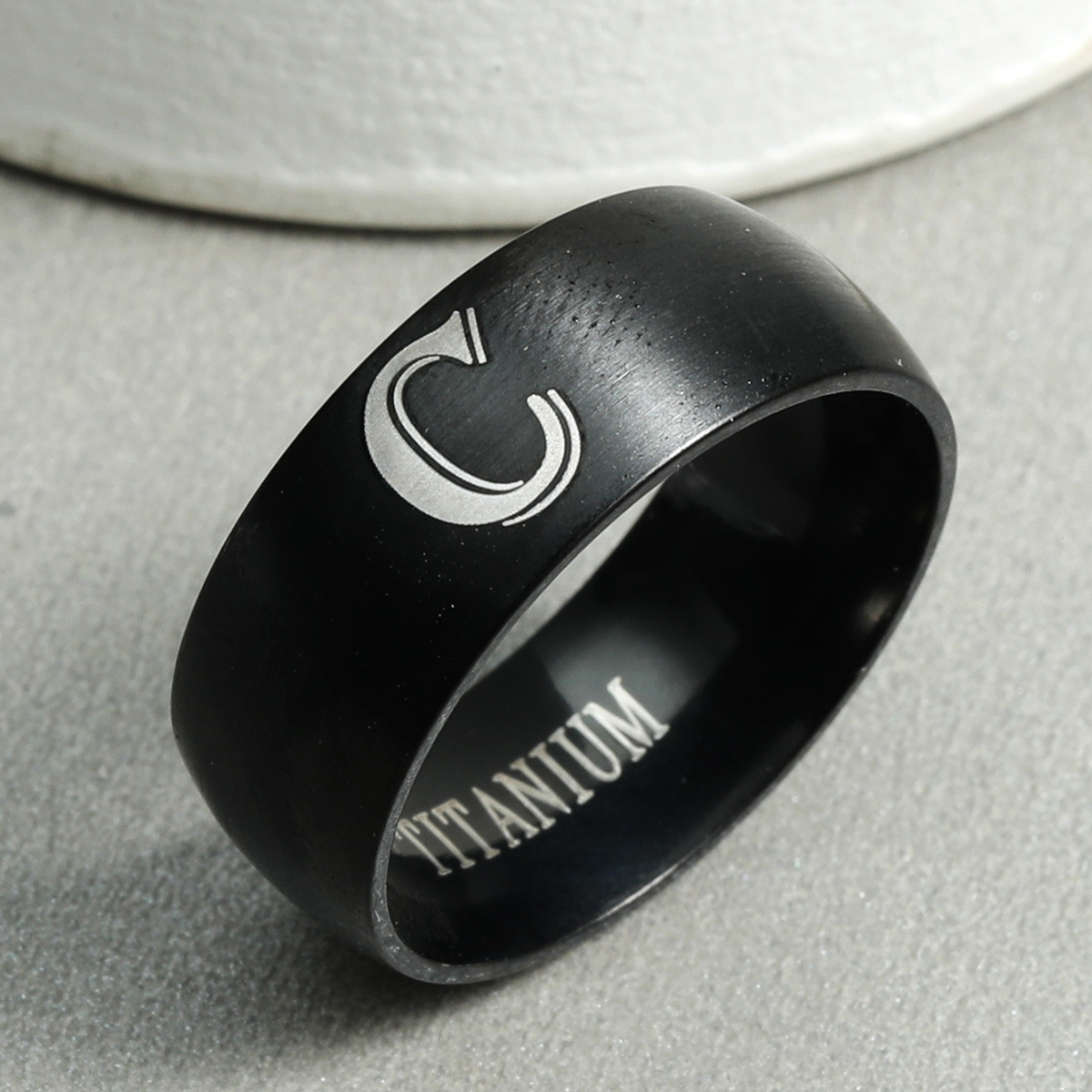 Personalised Initial Women Men - Initial Ring Custom 评论和价格