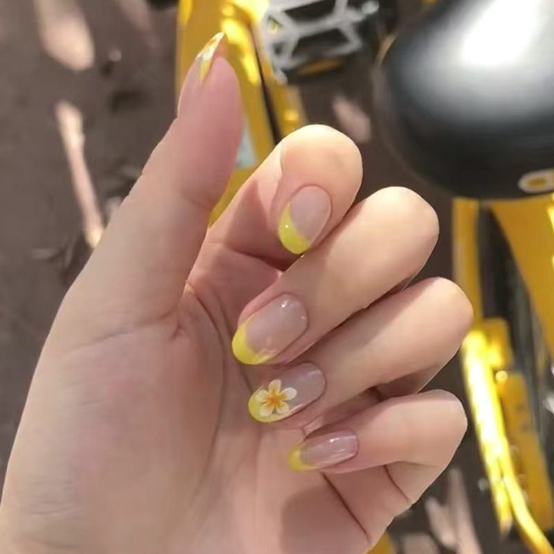24Pcs Yellow Floral French Des - Pressed Flower Art 评论和价格