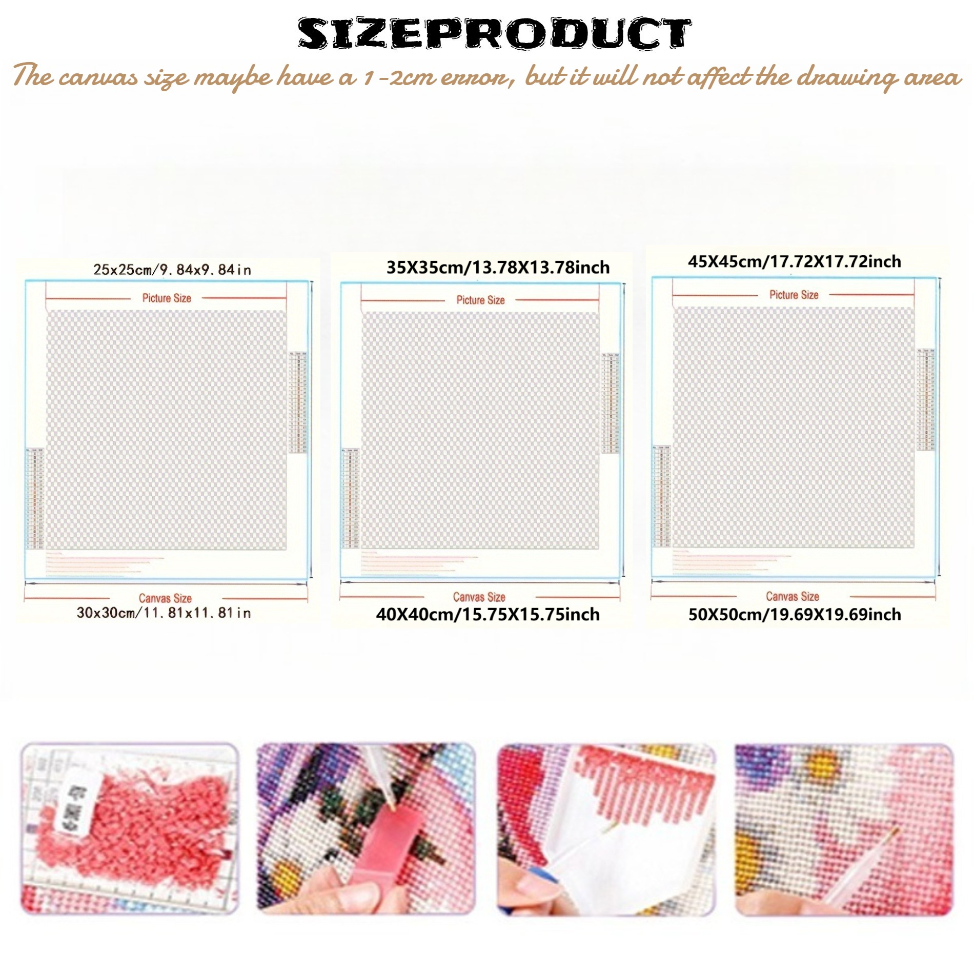 1PC frameless DIY Diamond Pain - Photo Mosaic Print 评论和价格
