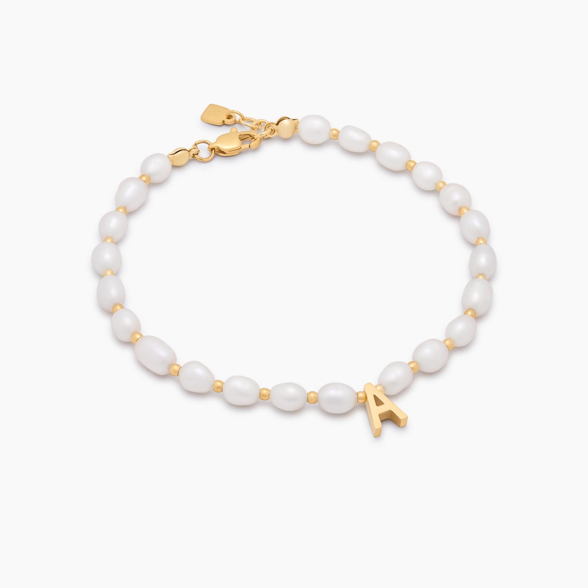 Custom PEARL INITIAL CHARM BRA - Initial Ring Custom 评论和价格