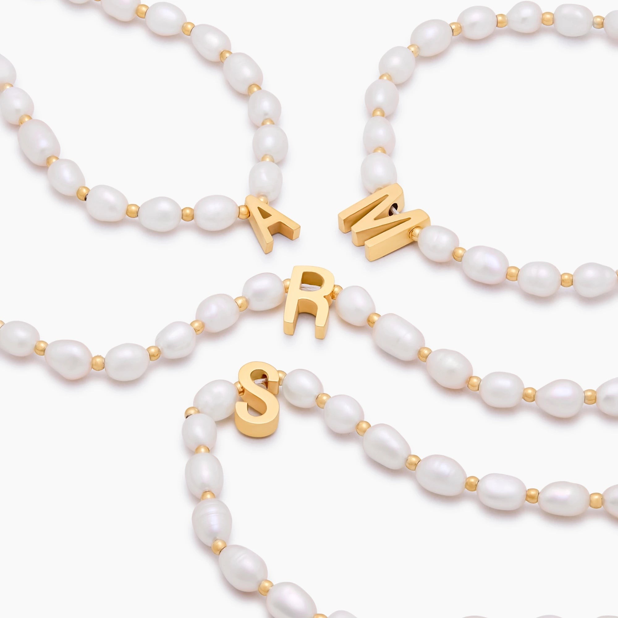 Custom PEARL INITIAL CHARM BRA - Initial Ring Custom 评论和价格