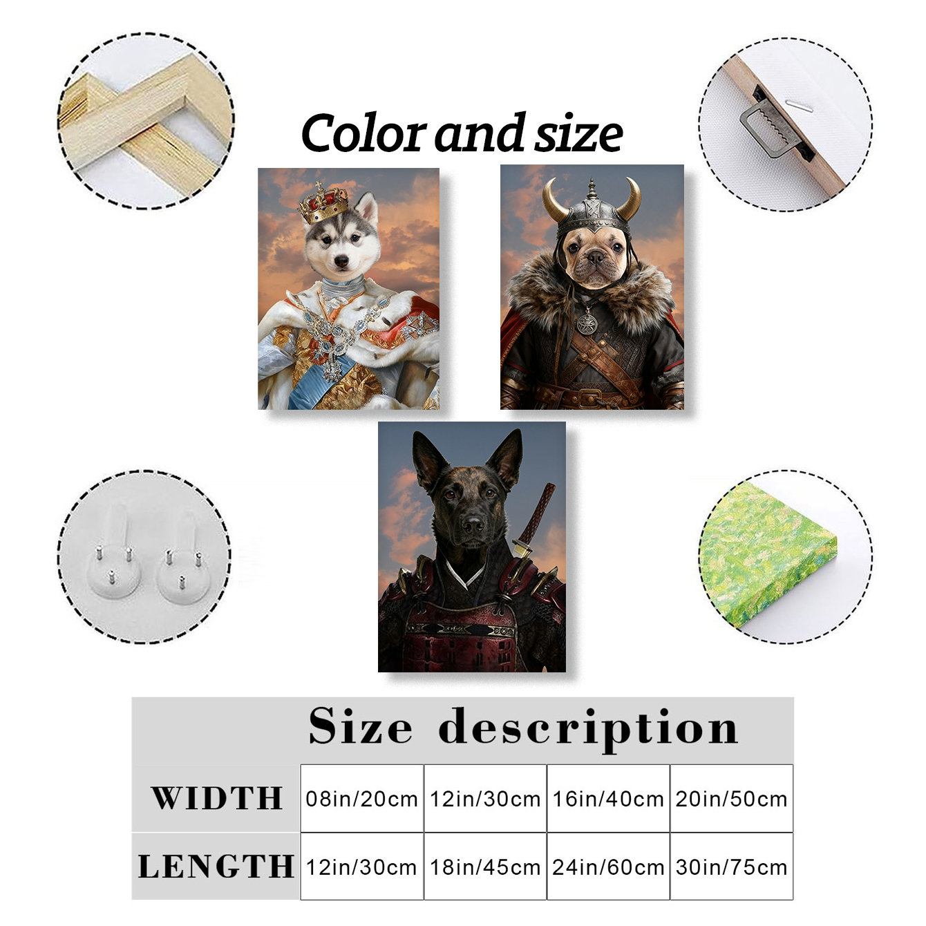 Customized Canvas Painting Roy - Pet Portrait Custom 评论和价格