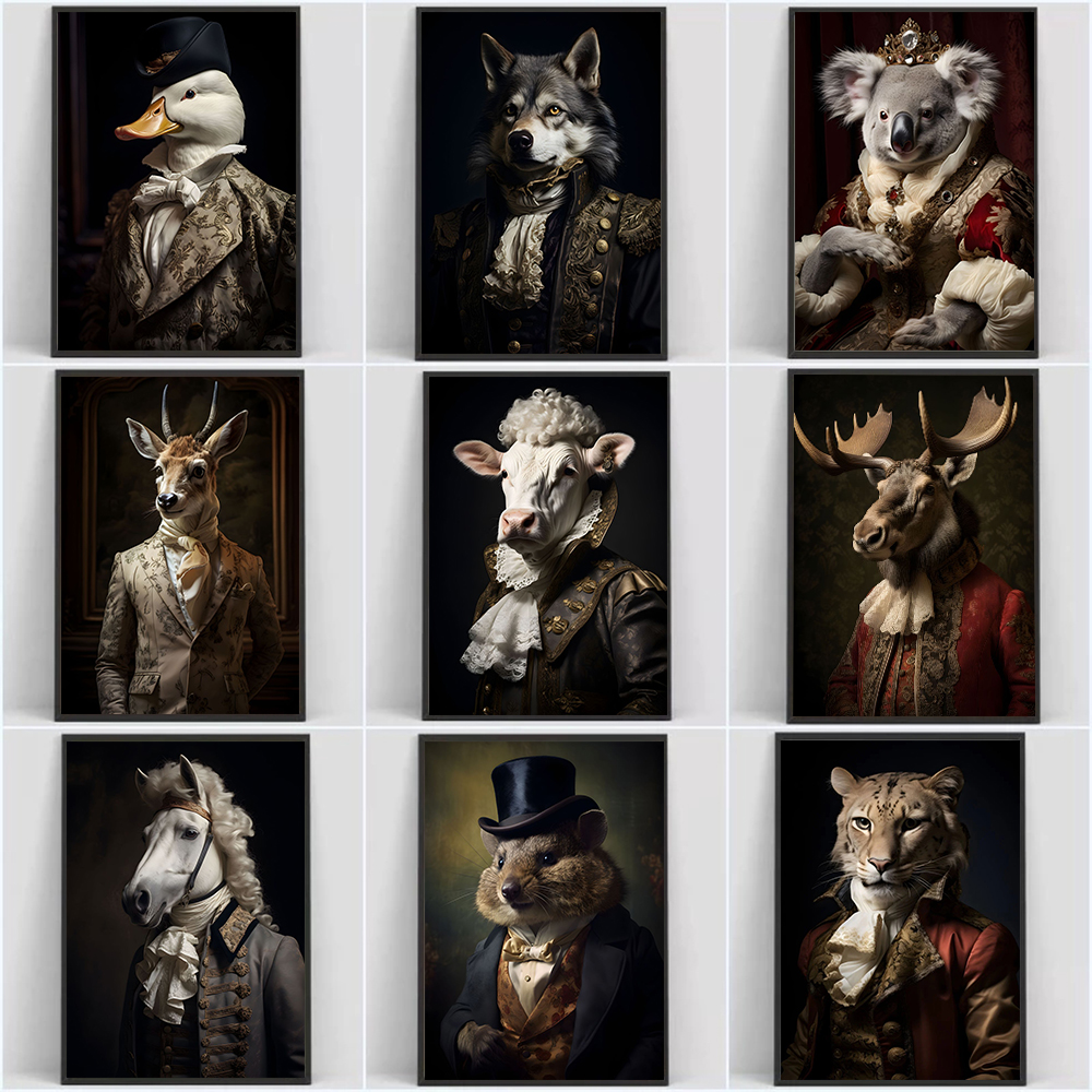 Aristocrat Animals Portrait Po - Pet Portrait Custom 评论和价格