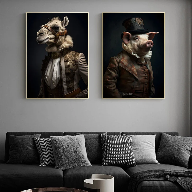 Aristocrat Animals Portrait Po - Pet Portrait Custom 评论和价格