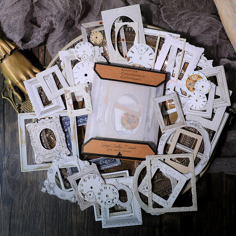 32pcs Vintage Embossed Photo F - Engraved Wood Frame 评论和价格