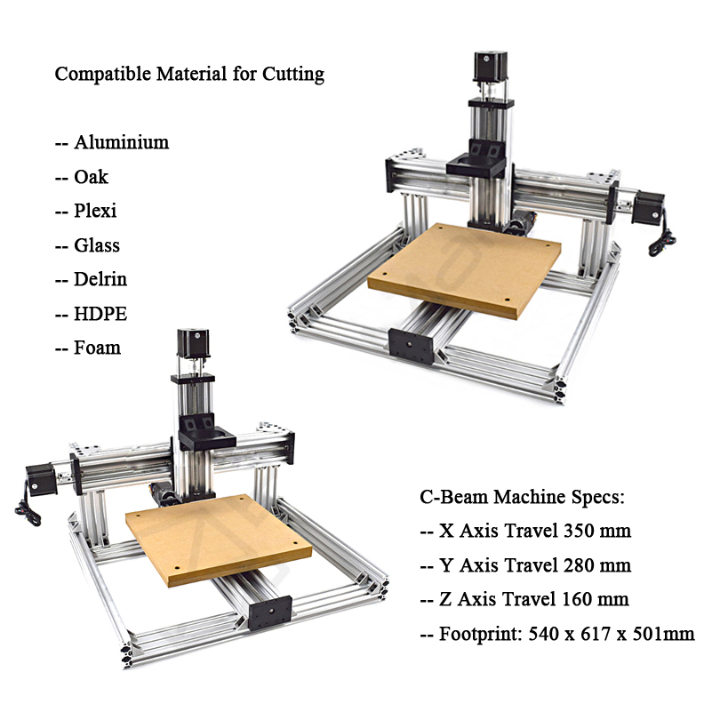 Openbuilds C-Beam 3-Axis CNC M - Engraved Wood Frame 评论和价格
