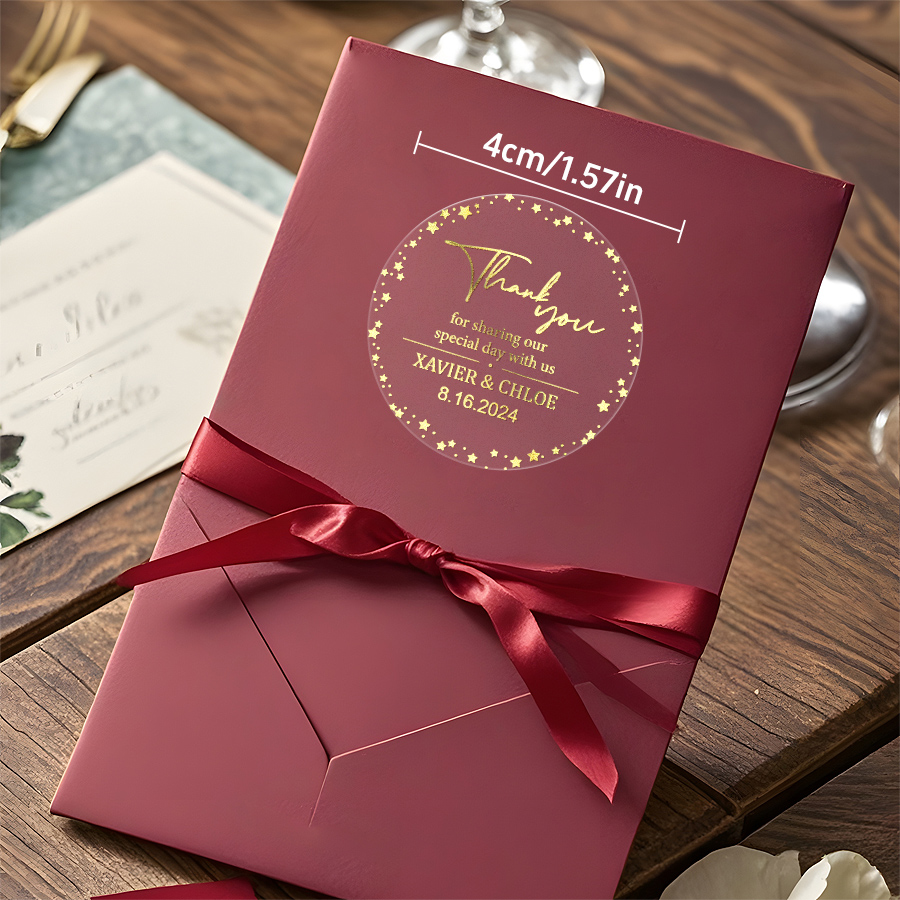 Custom Gold Transparent Waterp - Personalised Candle Label 评论和价格