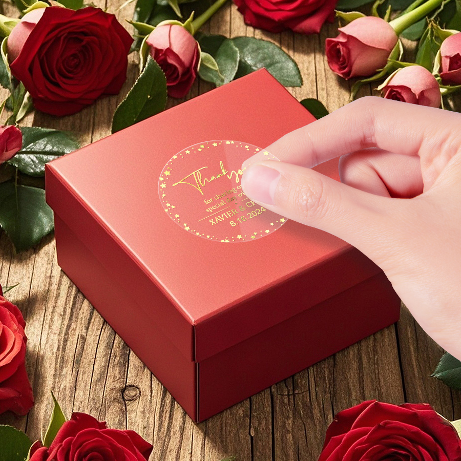 Custom Gold Transparent Waterp - Personalised Candle Label 评论和价格