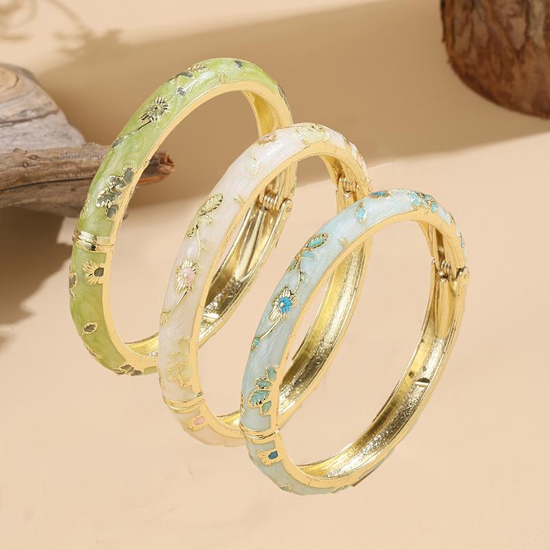 Jardme 3 Pcs Enamel Cloisonne  - Coordinates Bracelet 评论和价格
