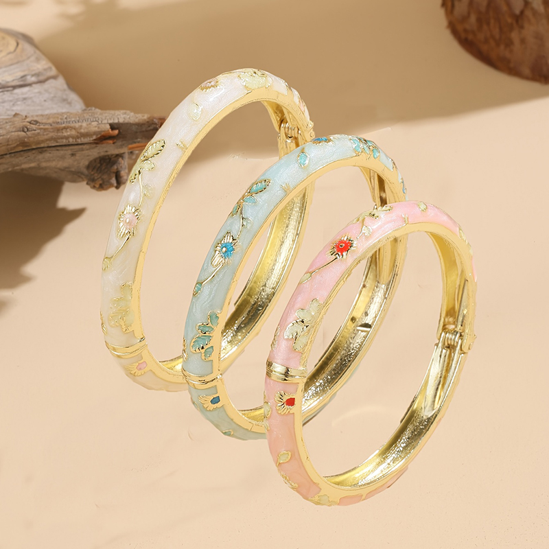 Jardme 3 Pcs Enamel Cloisonne  - Coordinates Bracelet 评论和价格