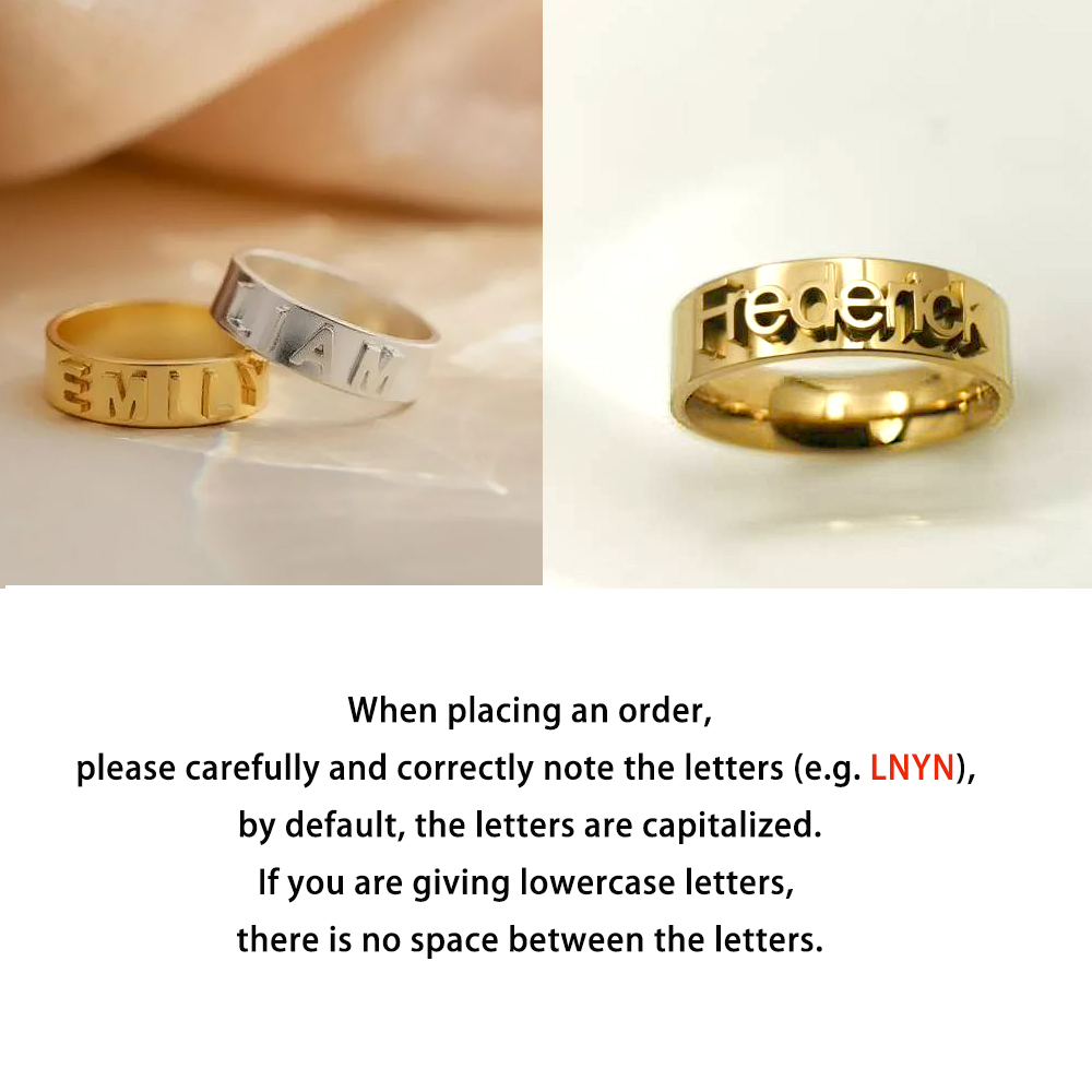 Personalized Name Ring for Men - Initial Ring Custom 评论和价格