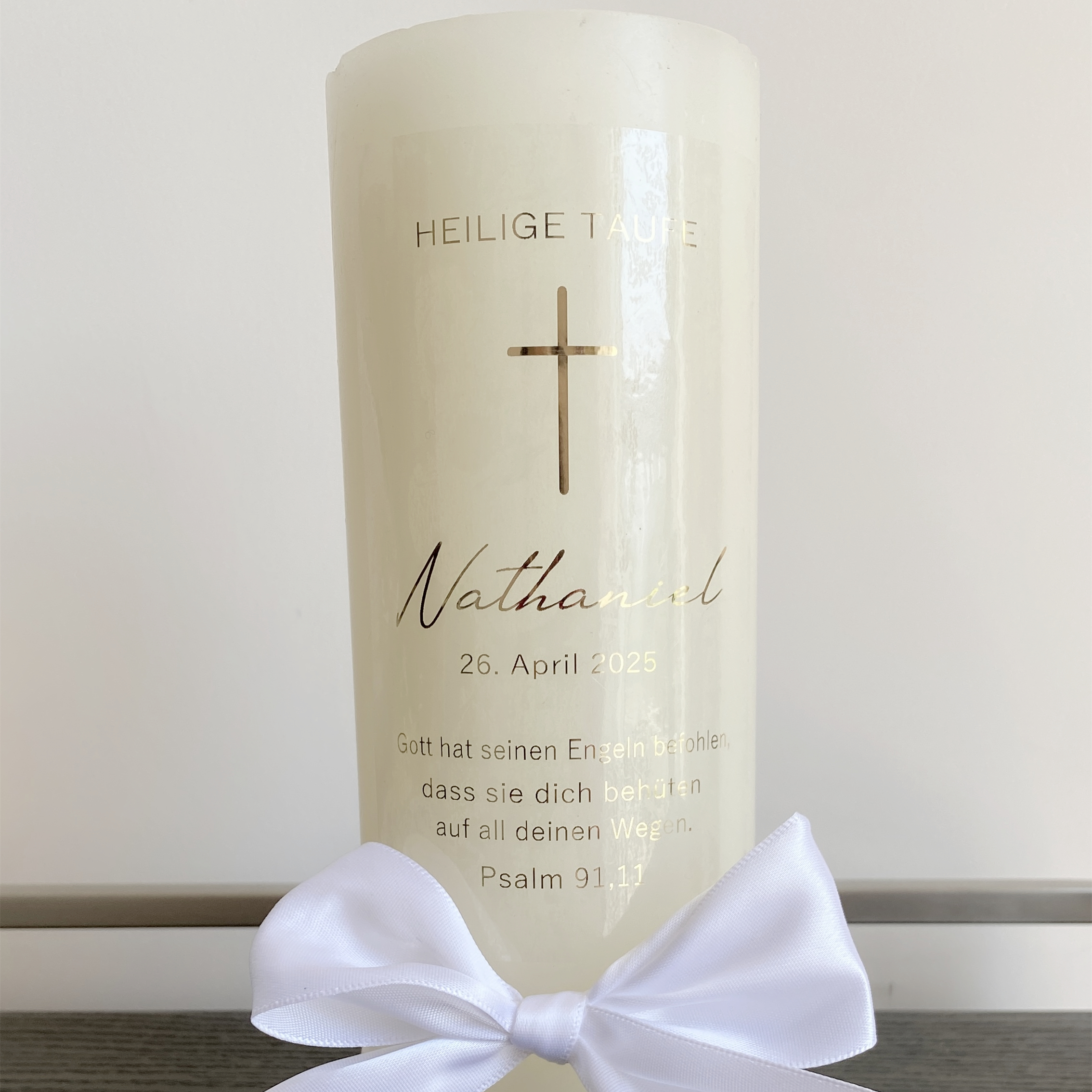 Personalized My Holy Baptism C - Personalised Candle Label 评论和价格