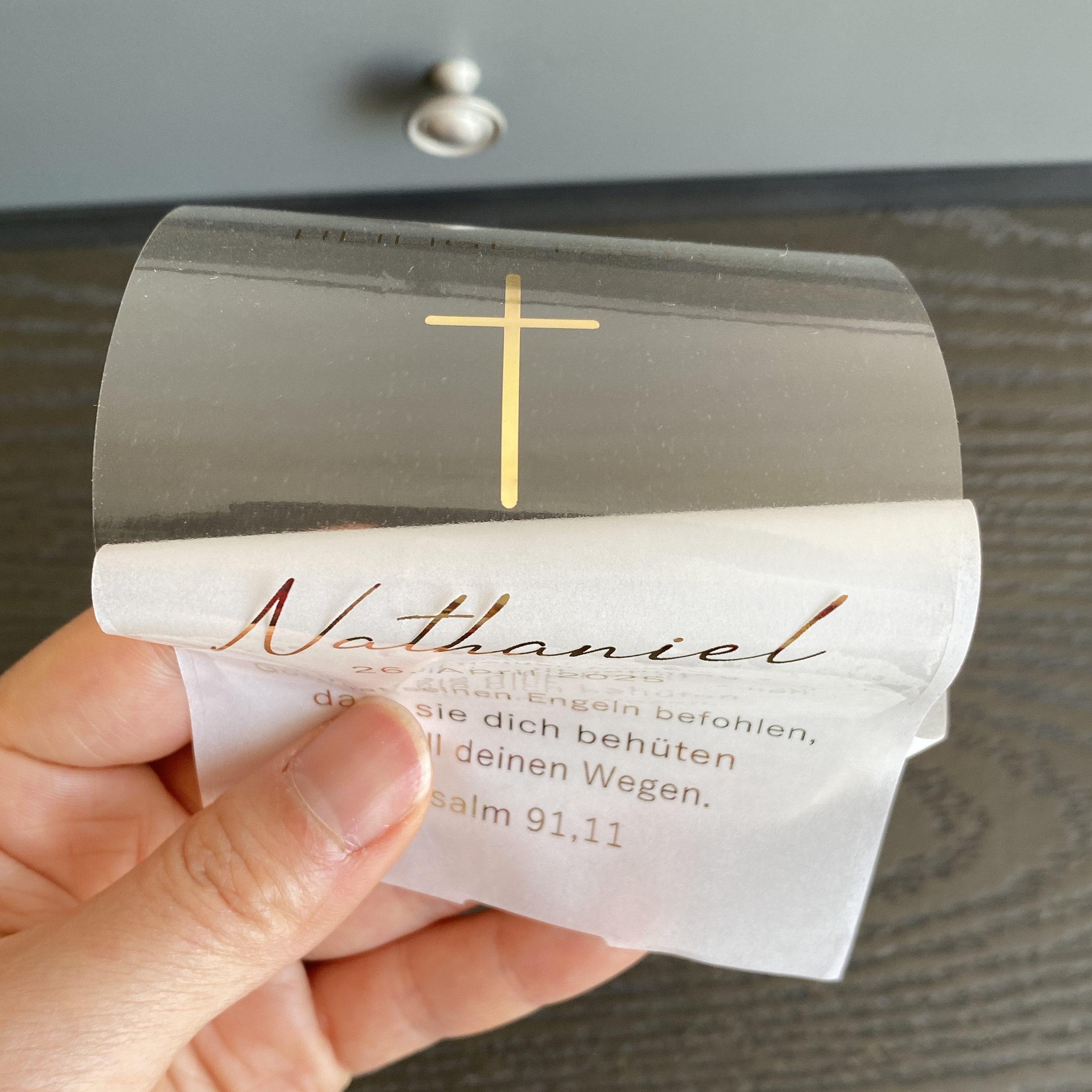 Personalized My Holy Baptism C - Personalised Candle Label 评论和价格