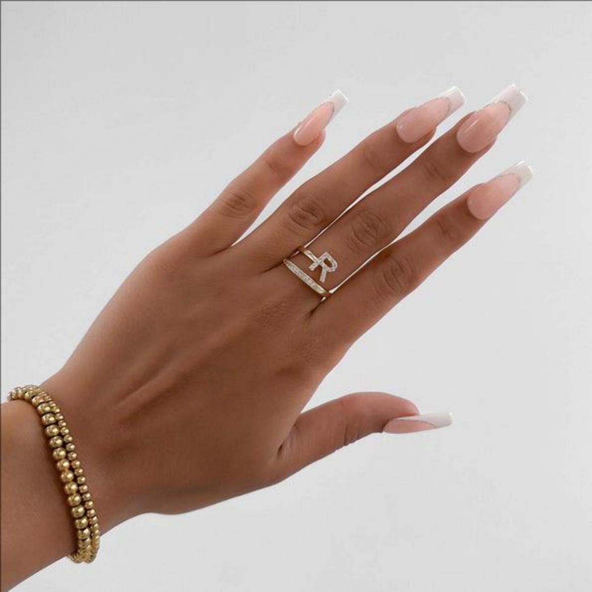 Custom Initial Ring Personaliz - Initial Ring Custom 评论和价格
