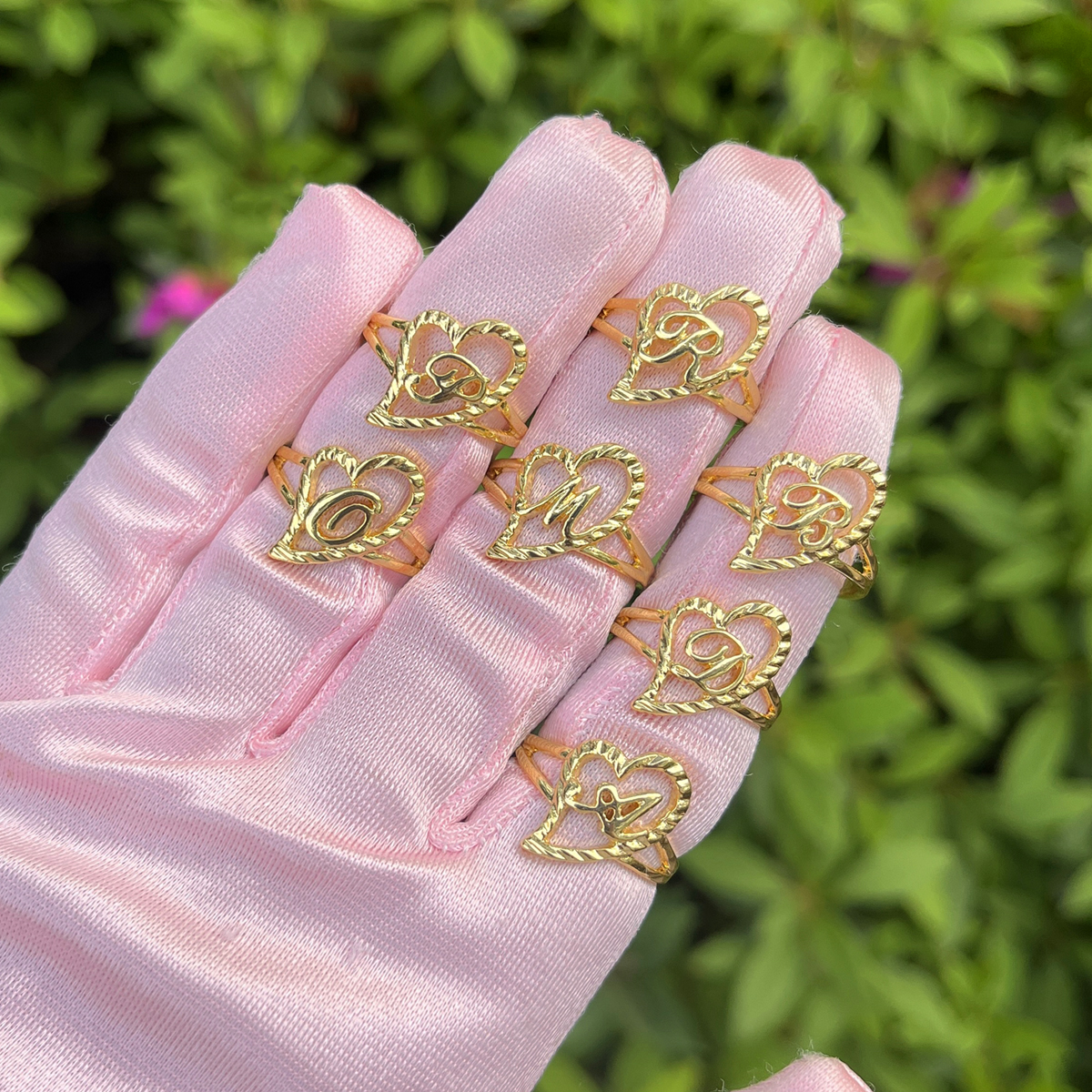 Wholesale Custom 26 Initials H - Initial Ring Custom 评论和价格