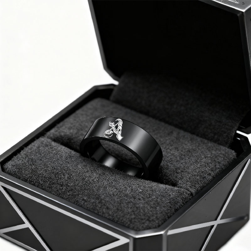 Letdiffery Customized Engraved - Initial Ring Custom 评论和价格