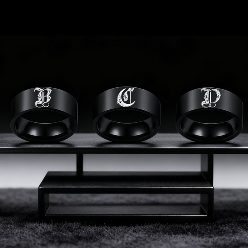 Letdiffery Customized Engraved - Initial Ring Custom 评论和价格