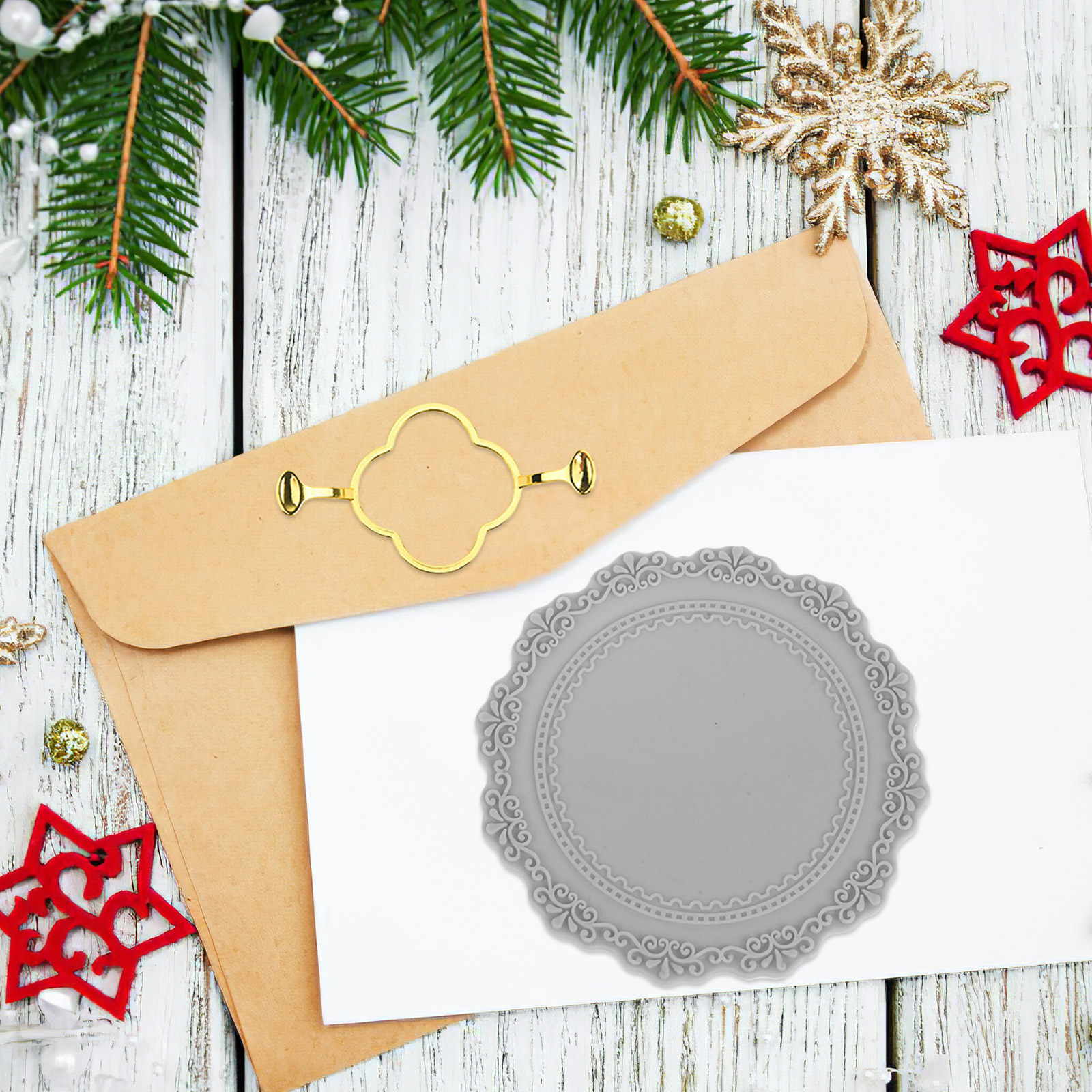 1Set Wax Seal Stamp Kit Metal  - Wax Seal Letter Kit 评论和价格