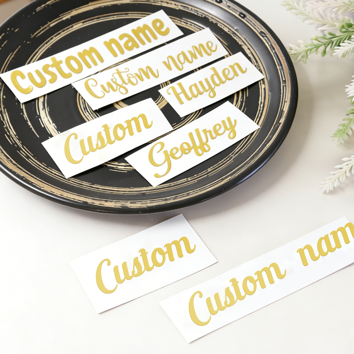 Custom Name Stickers, Custom G - Personalised Candle Label 评论和价格