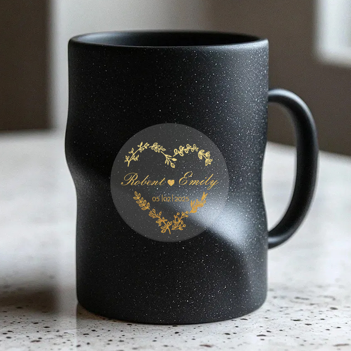 Custom Gold Foil Wedding Stick - Personalised Candle Label 评论和价格