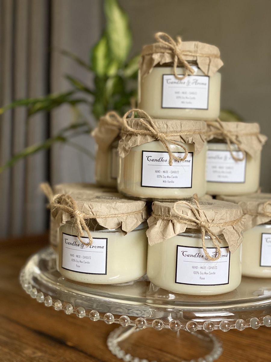 Candle Jar Packaging Stickers  - Personalised Candle Label 评论和价格